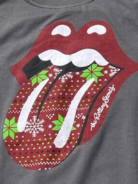 The Rolling Stones Preowned 2XL Christmas Sweatshirt